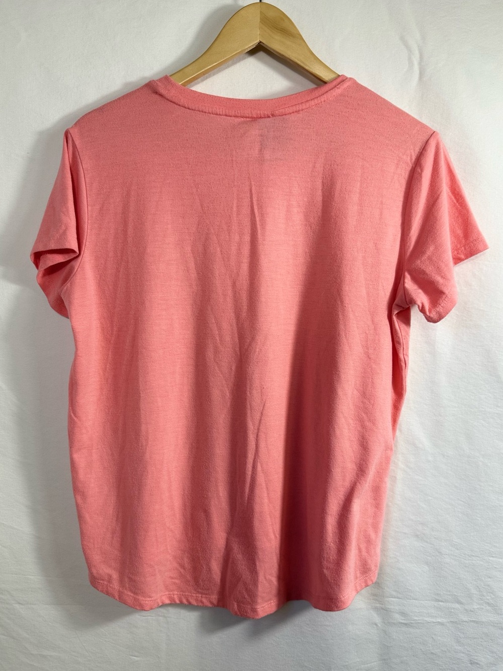 Reebok Coral Pink Logo Tee - Women's M - Picture 2 of 4